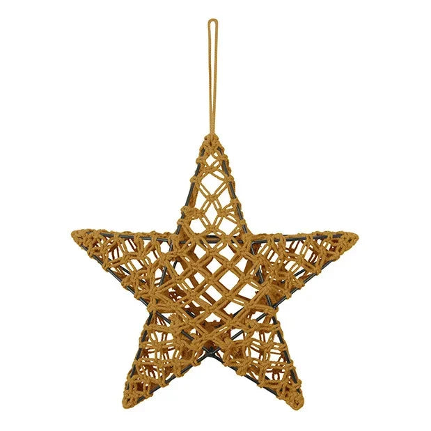 Numero 74 - Macrame Star Lamp | Gold S024