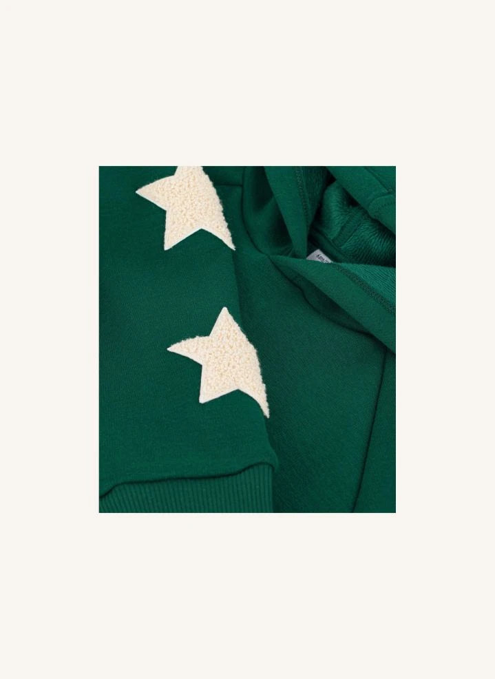 Petit Bateau - Yeşil Stars Hoodie