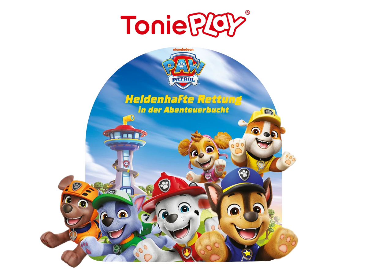 Tonies - الألمانية PAW Patrol: إنقاذ بطولي في خليج المغامرات - Tonieplay
