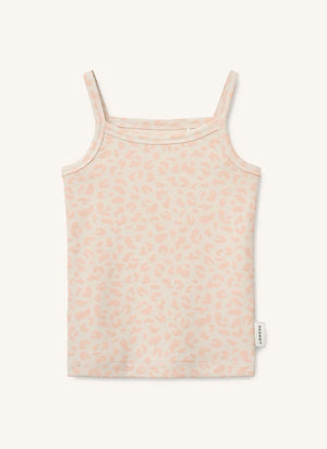 Liewood - 2er Set Naomi Leoparden Organische Baumwoll-Ripp-Top | Helles Rosa
