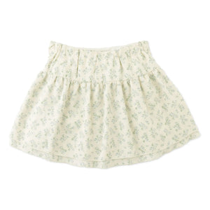 Gingersnaps - Ambessa Blumenmuster Oberteil und Rock Set | Ecru