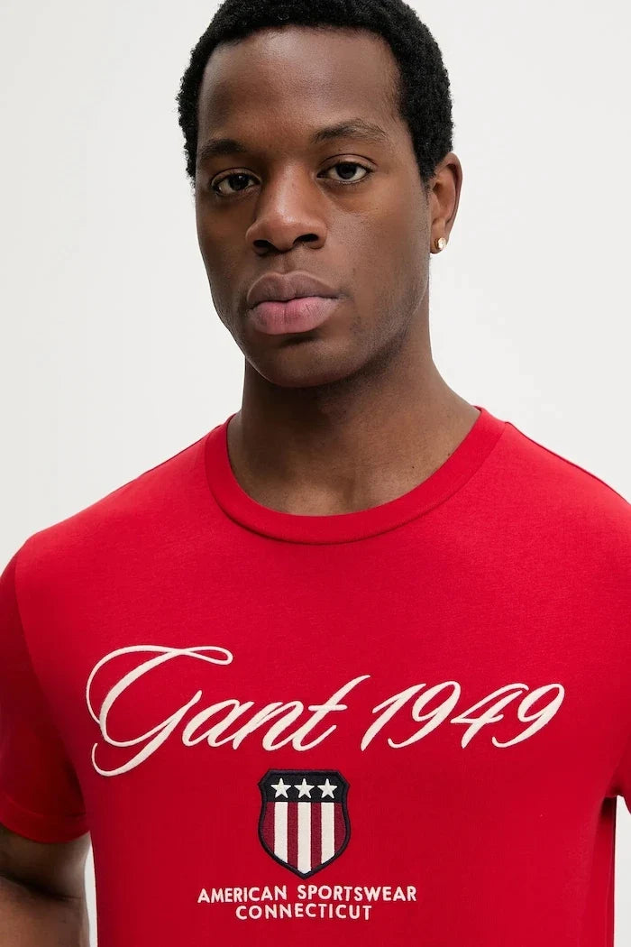 Camiseta de algodón Gant