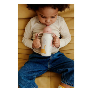 Liewood - زجاجة ماء من الفولاذ المقاوم للصدأ Kimmie - 250 ml | Cats and Dogs/Sandy