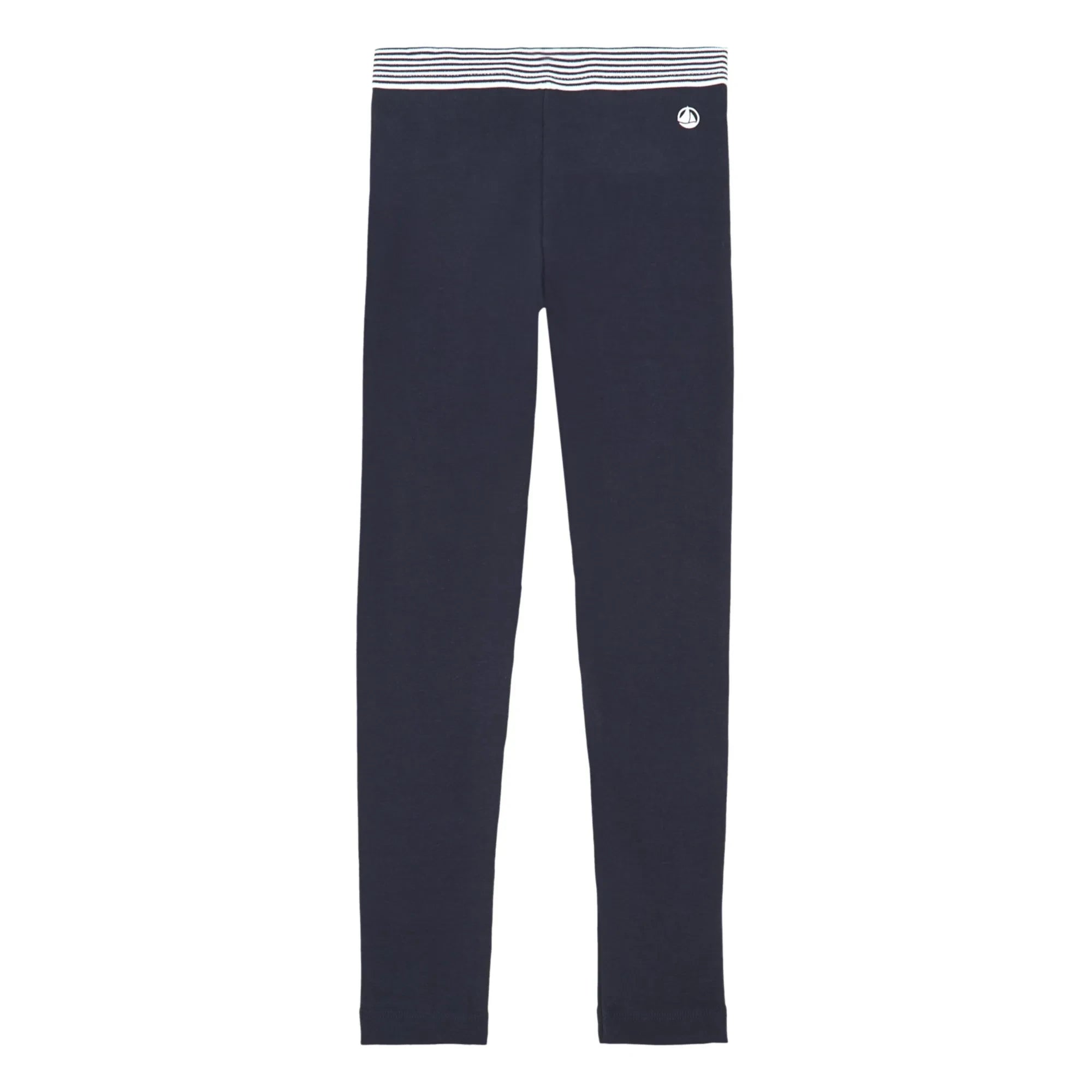 Petit Bateau - Çizgili bel bandı tayt | Lacivert