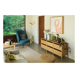 Hübsch - Orangefarbene Reflektor-Stehlampe