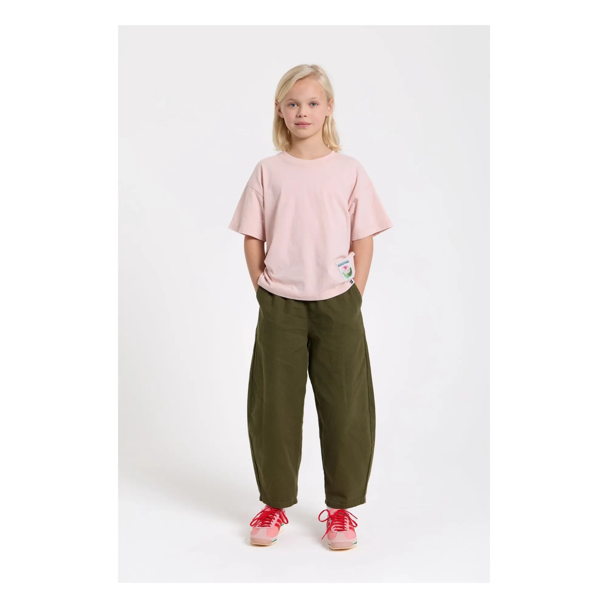Hundred Pieces - Luna T-Shirt aus Bio-Baumwolle | Puderrosa