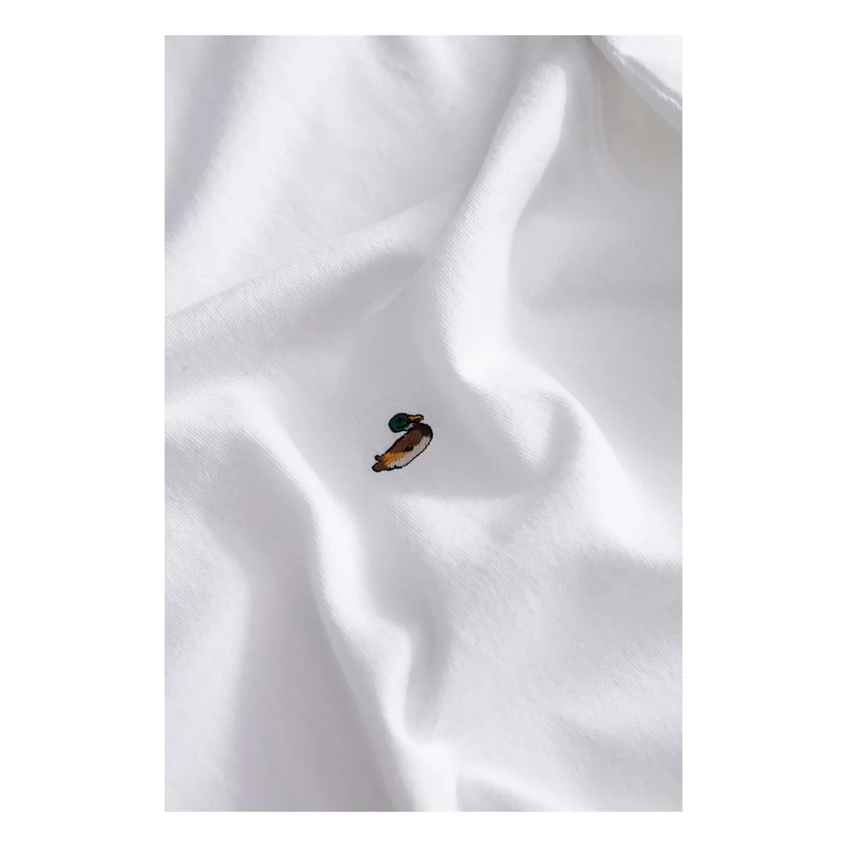 Edmmond Studios - Camiseta Algodón Pato | Blanco