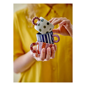 Bloomingville - Stoneware Becher Nini | Rosa