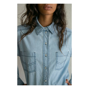 THEAVANT - Love Light Denim Gömlek | Mavi