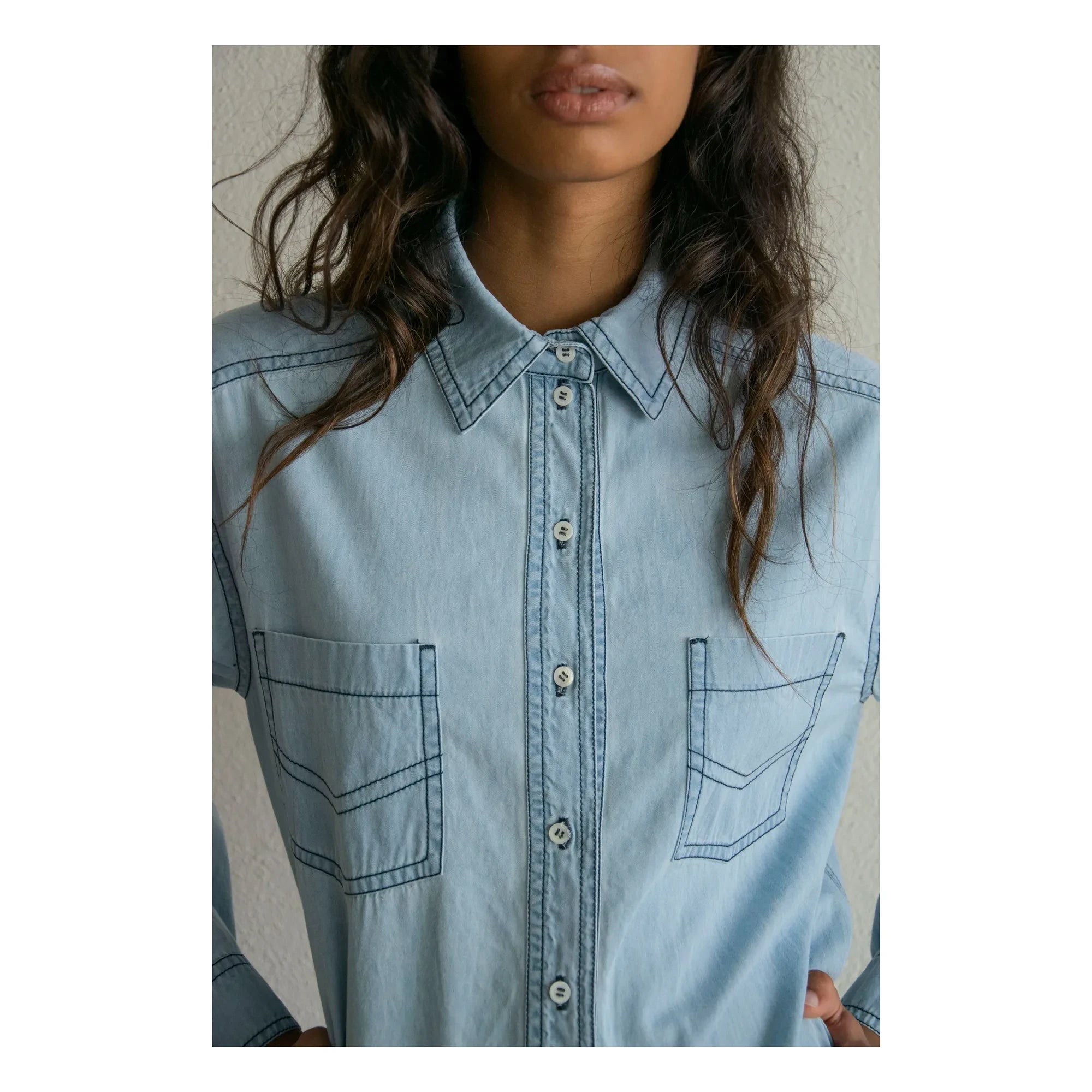 THEAVANT - Love Light Denim Gömlek | Mavi
