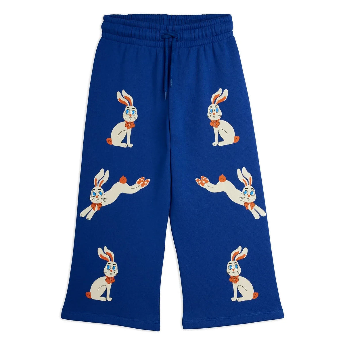 Mini Rodini - Jogger Conejitos Algodón Orgánico | Azul