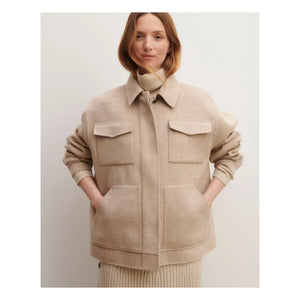 Bompard – Doppelseitige Wolljacke | Beige