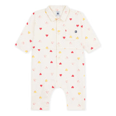 Petit Bateau - Mono Corazones | Crudo