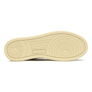 Autry - Medalist Düşük Deri ve Süet Sneakers | Petrol Mavisi