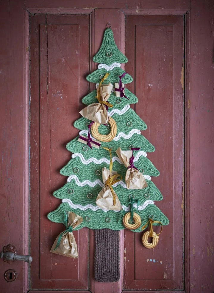 Bloomingville - Douglas pamuklu advent takvimi | Yeşil