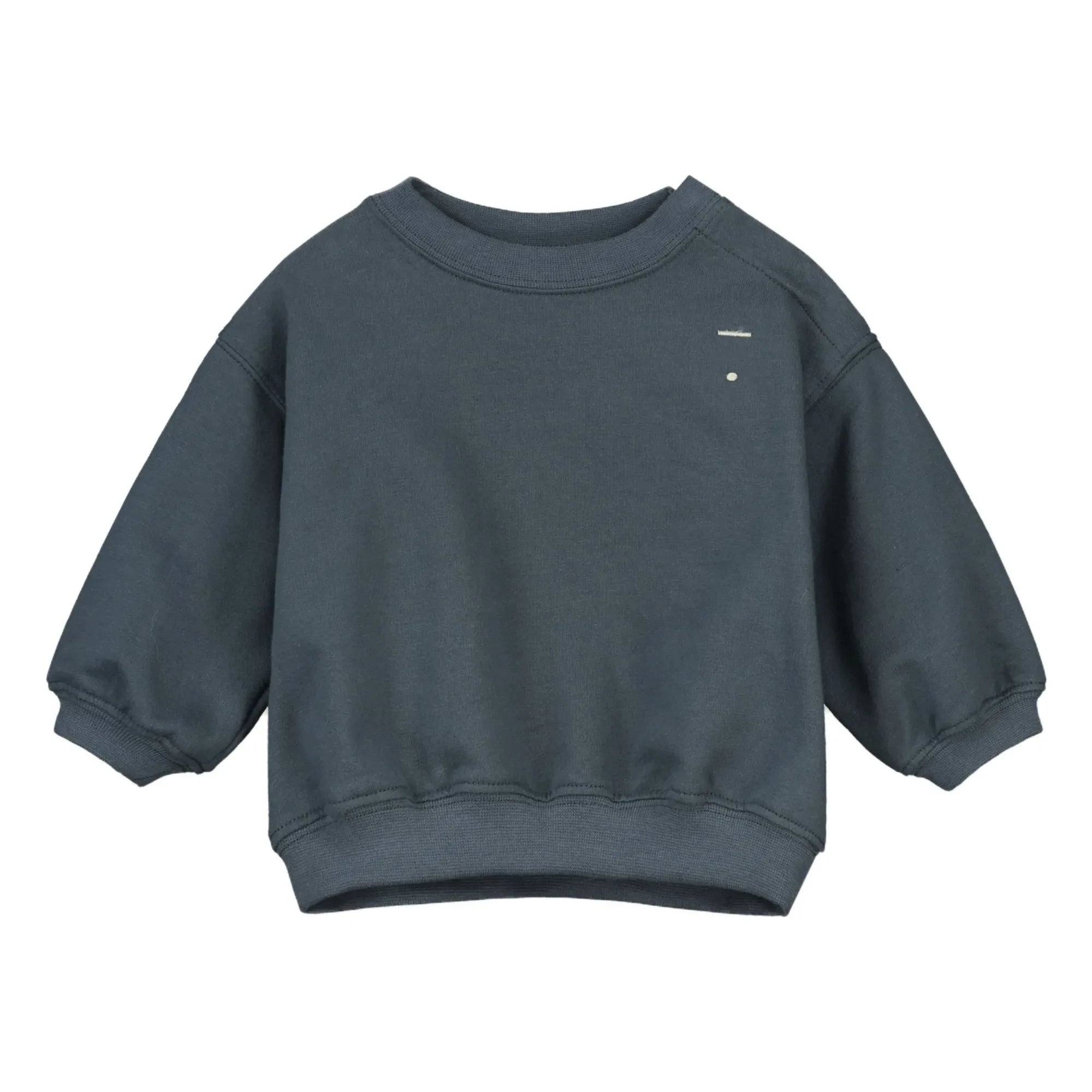 Gray Label - Mini organik pamuklu sweatshirt | Gri mavi