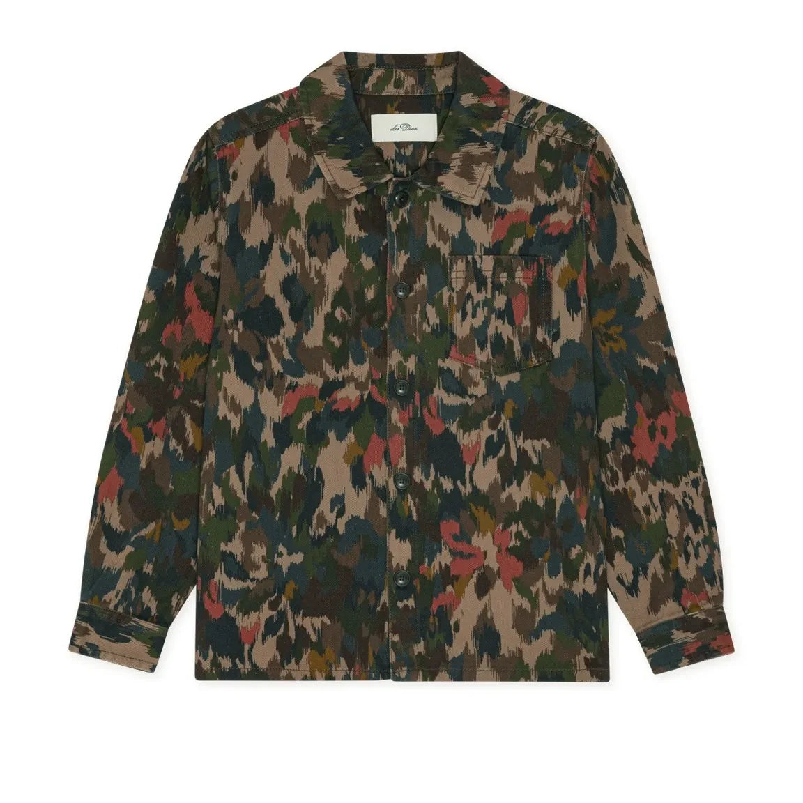 Les Deux - Organik Pamuklu Askeri Overshirt | Yeşil