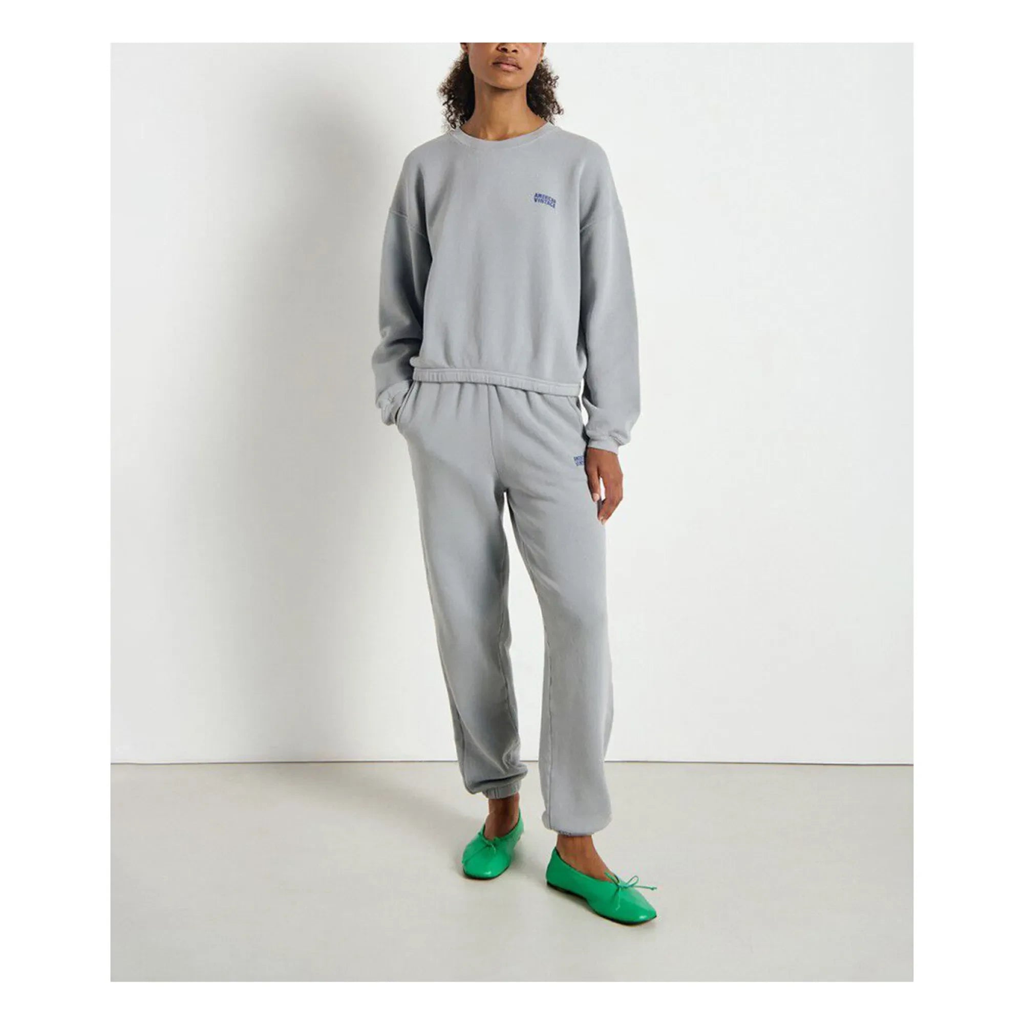 American Vintage - Jogger Izubird | رمادي فاتح