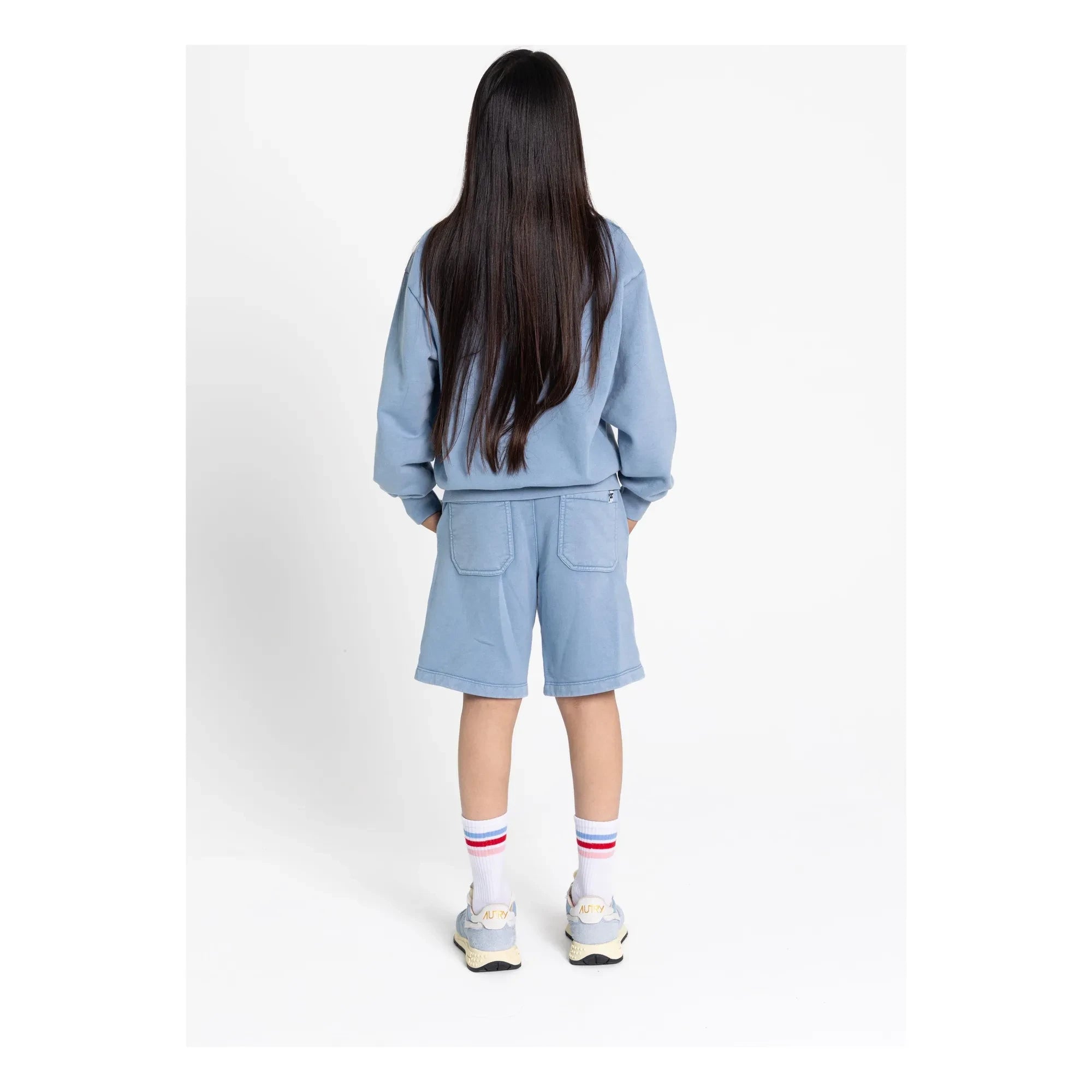 Hundred Pieces - Ryde organik pamuk sweatshirt | Gri mavi