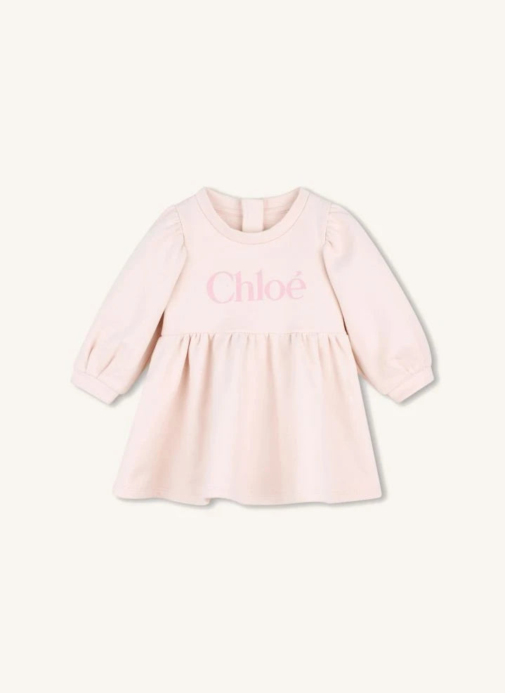Chloé - فستان فليس قطني عضوي من Chloé | خوخي