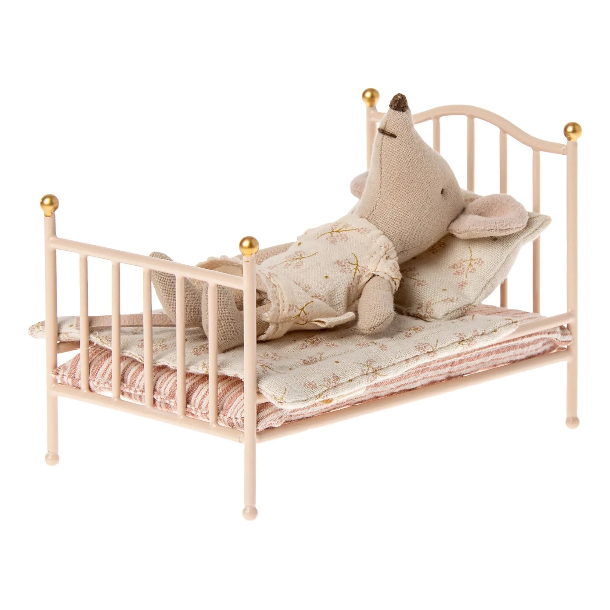 Maileg - Mini Vintage Bett | Rosa