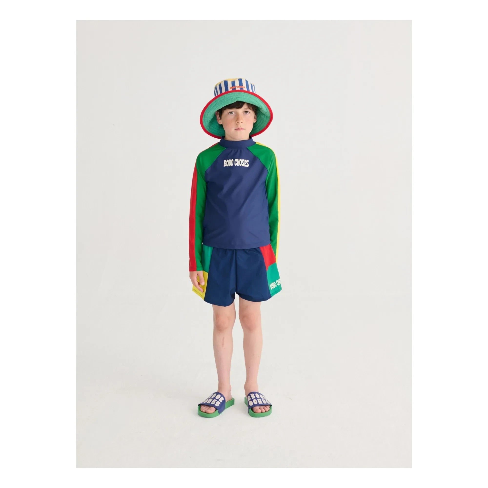 Bobo Choses - Bobo Choses Badeshirt aus recycelter Faser mit UV-Schutz | Marineblau