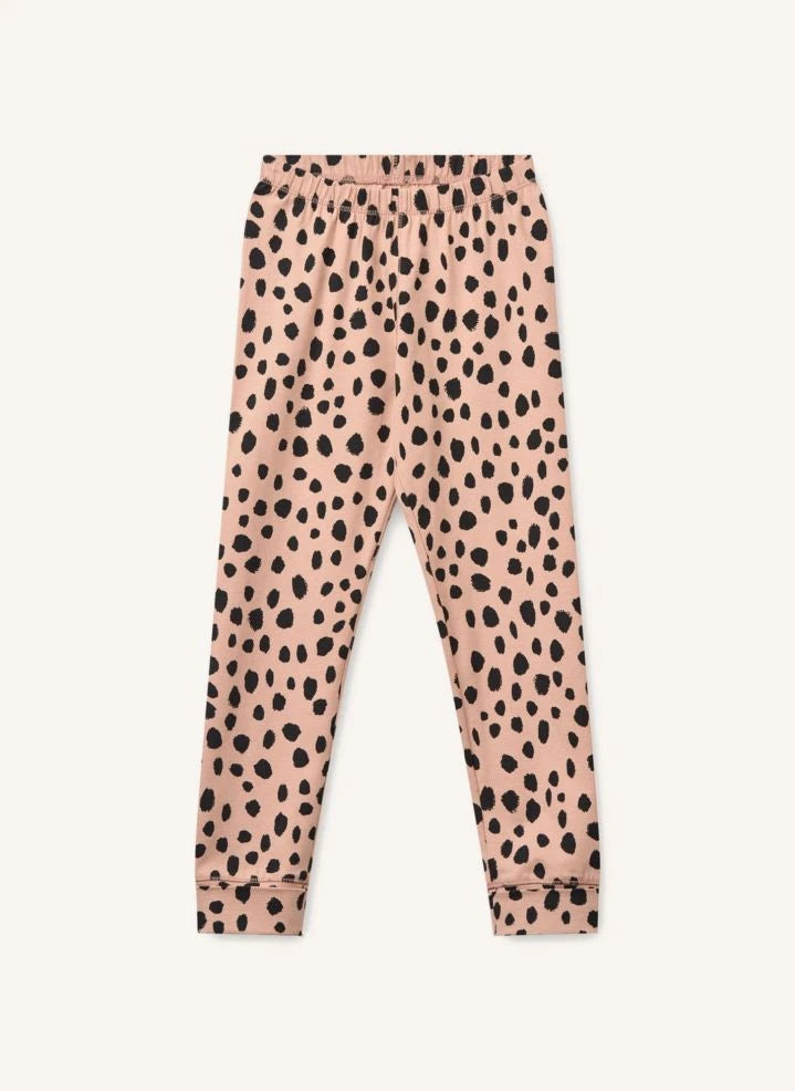 Liewood - Wilhelm Leopard Organik Pamuklu Pijama | Pembe