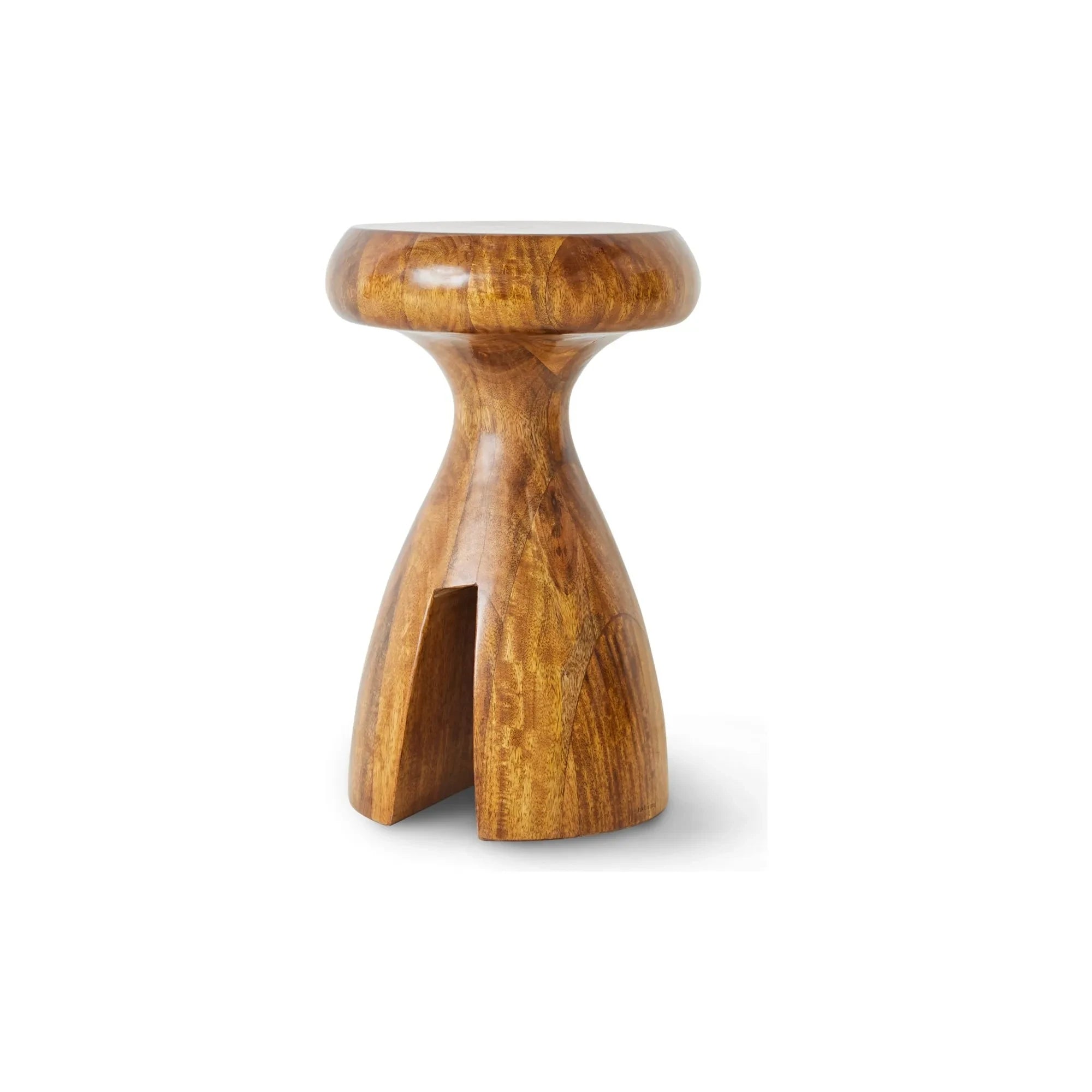 HKliving - Holzhocker | Walnuss