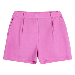 Bobo Choses - Lila Baumwoll-Seersucker Plissierter Short