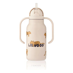 Liewood - Kimmie Paslanmaz Çelik Su Şişesi - 250 ml | Tiger/Sandy