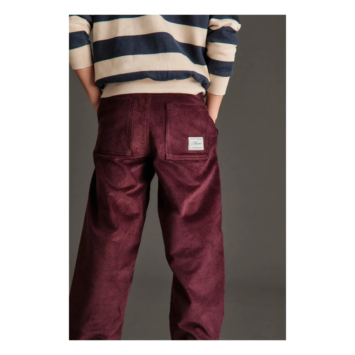 Mipounet - Pantalón de pana Olivier | Berenjena