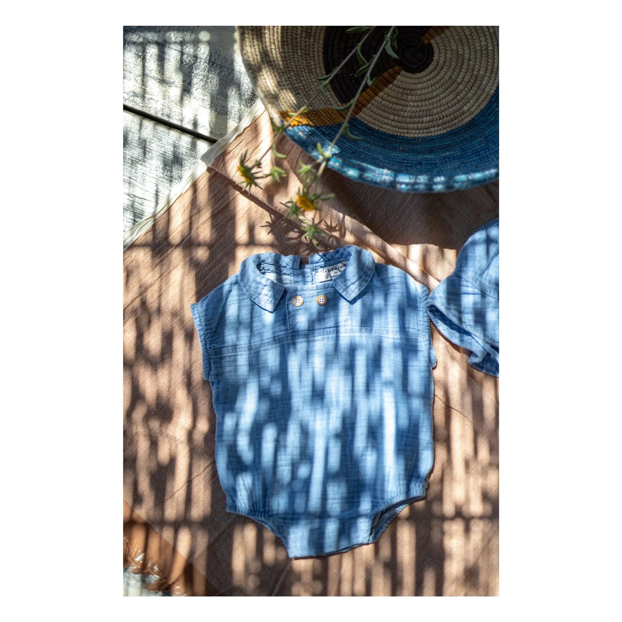 1+ in the family - Denim Claudine Yaka Tulum Zacinto | Açık Mavi