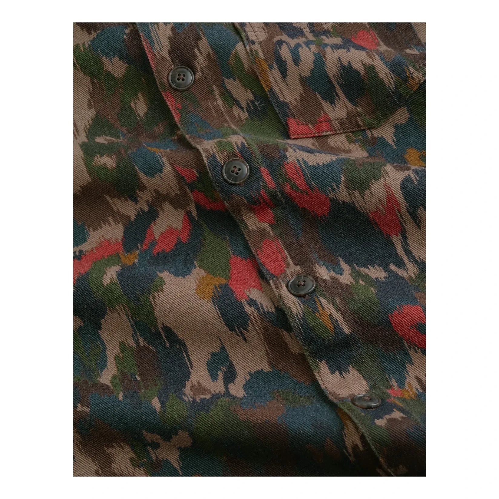 Les Deux - Organik Pamuklu Askeri Overshirt | Yeşil