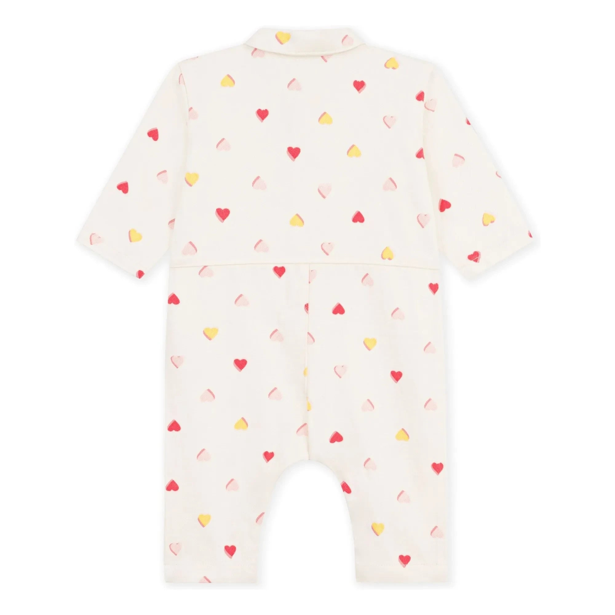 Petit Bateau - Mono Corazones | Crudo