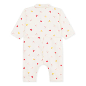 Petit Bateau - Mono Corazones | Crudo
