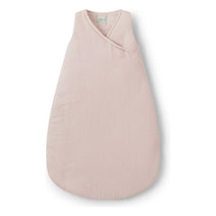 Babyshower - Wattierter Schlafsack aus Musselin | Blassrosa
