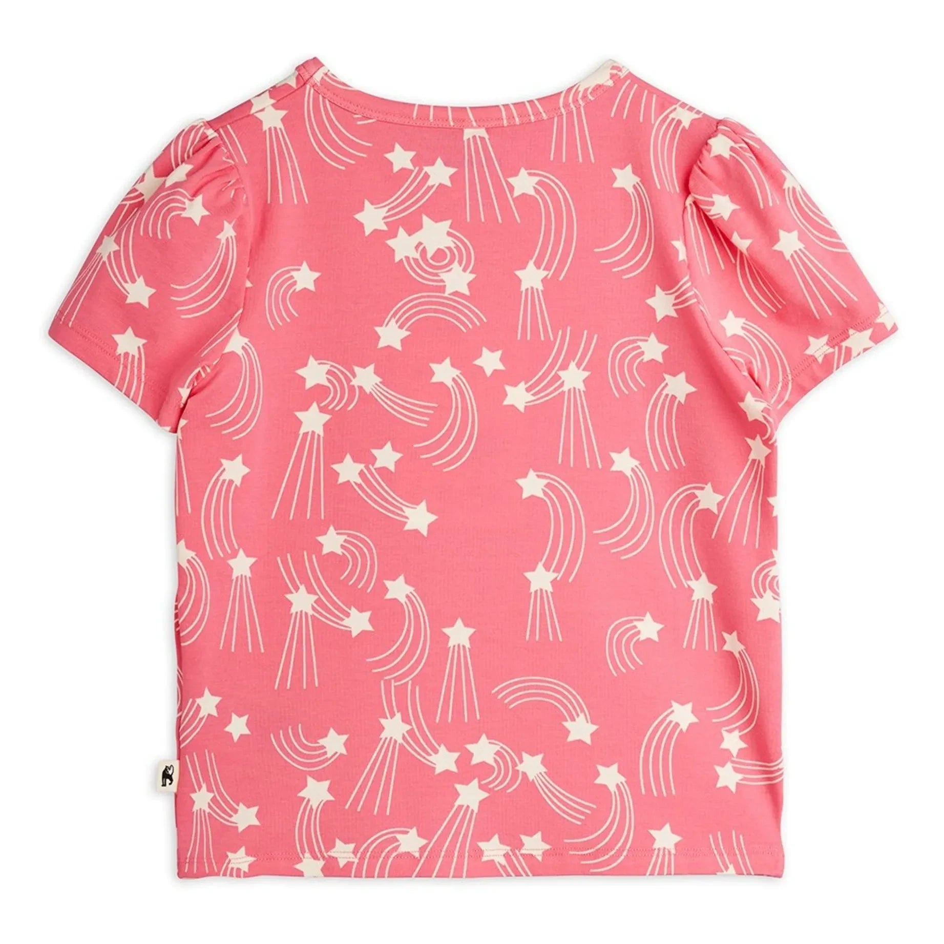 Mini Rodini - Stars Organik Pamuk Tişört | Pembe