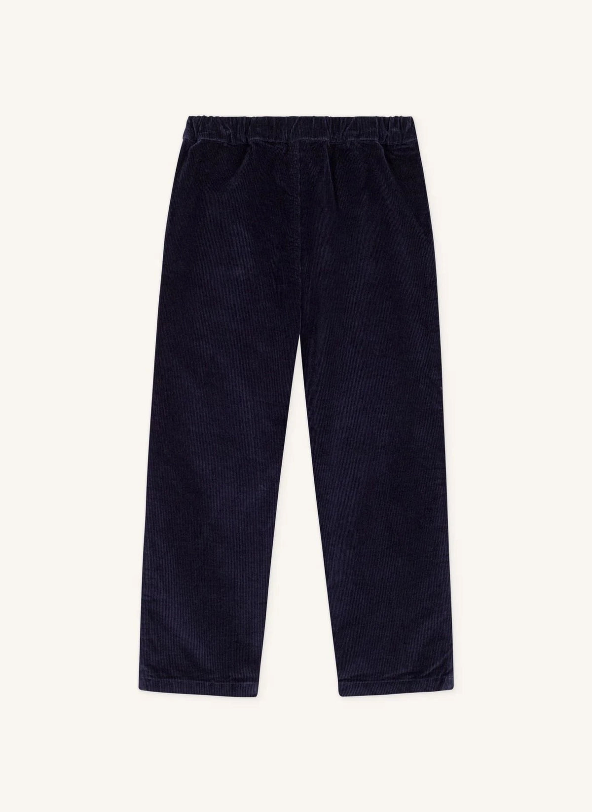 Petit Bateau - Kadife organik pamuk düz paça pantolon | Lacivert