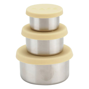 Haps Nordic - Lunchboxen aus Stahl - 3er-Set | Gelb