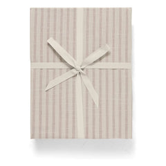 garbo&friends - Striped fitted sheet | Beige