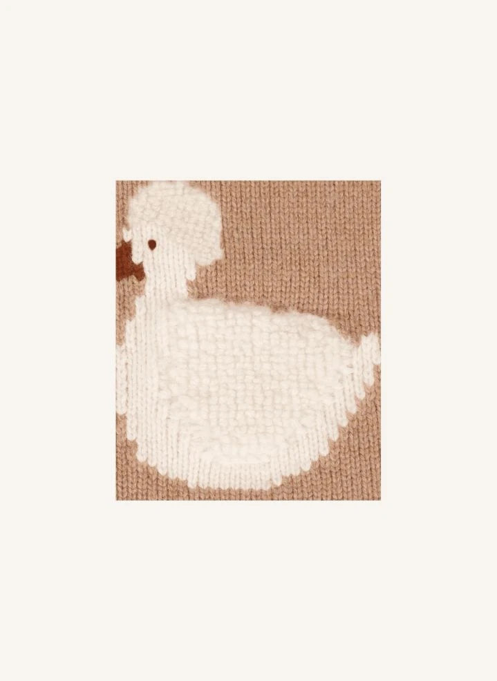 Donsje - Denna Duck Merinos Yün Kazak | Hazel