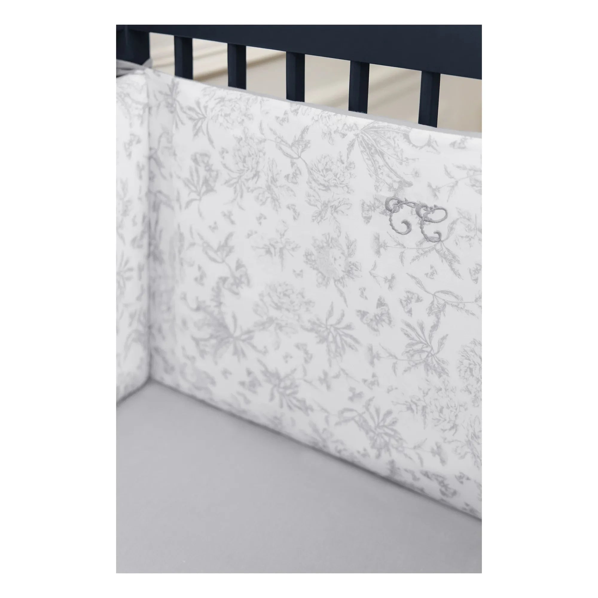 Tartine et Chocolat - Toile de Jouy Bettumrandung | Grau