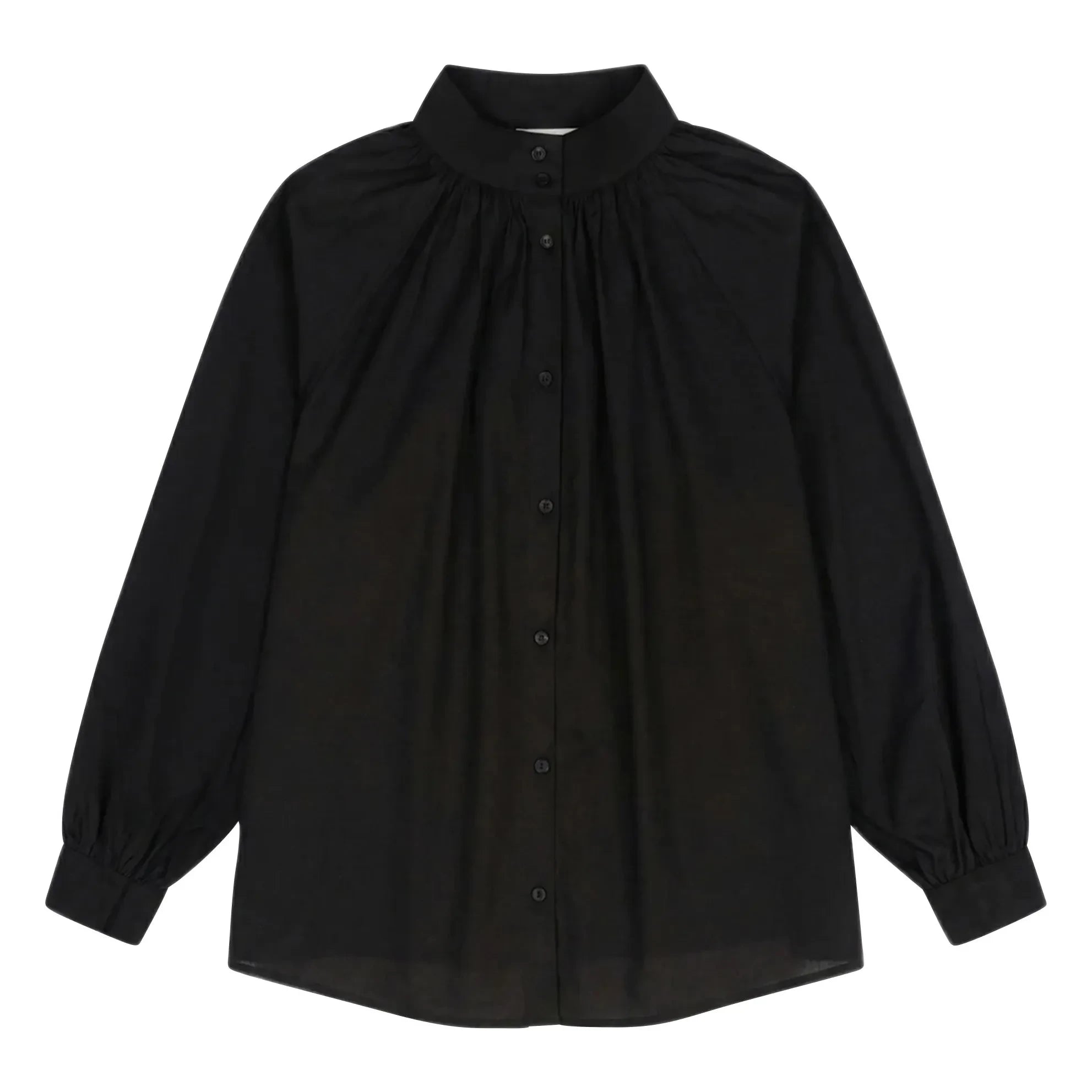 BELLEPIECE - Paxos Pamuk voile bluz | Siyah