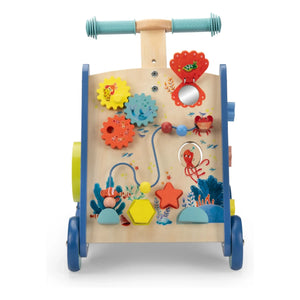 Moulin Roty - Les aventures de Paulie Activity Push Car | Blue