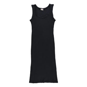 Poudre Organic - Vestido de pana de canalé - Colección para mujer | Negro