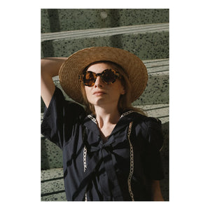 The Tiny Big Sister - Blusa de Algodón Sailor | Azul Marino
