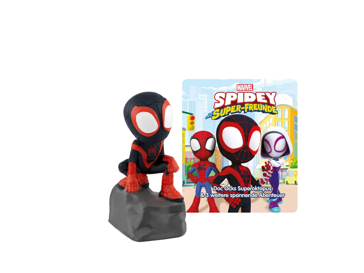 Tonies - Almanca Spidey ve Süper Arkadaşları - Doc Ock'un Süper Ahtapotu ve 3 diğer heyecan verici macera - Marvel Spidey and His Amazing Friends