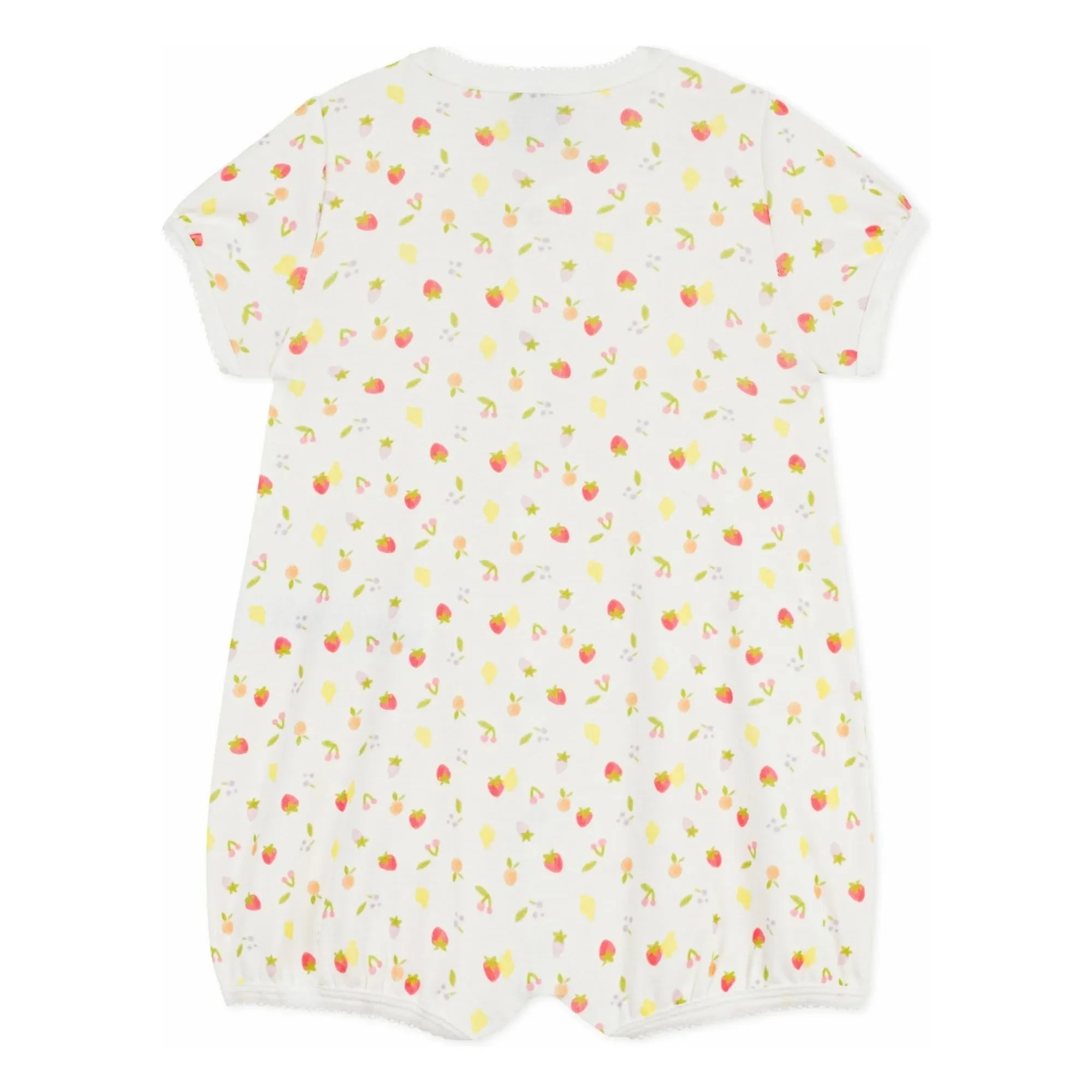 Petit Bateau - Strampler mit Früchten | Ecru