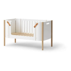 Oliver Furniture - Ahşap Meşe Bank | Beyaz