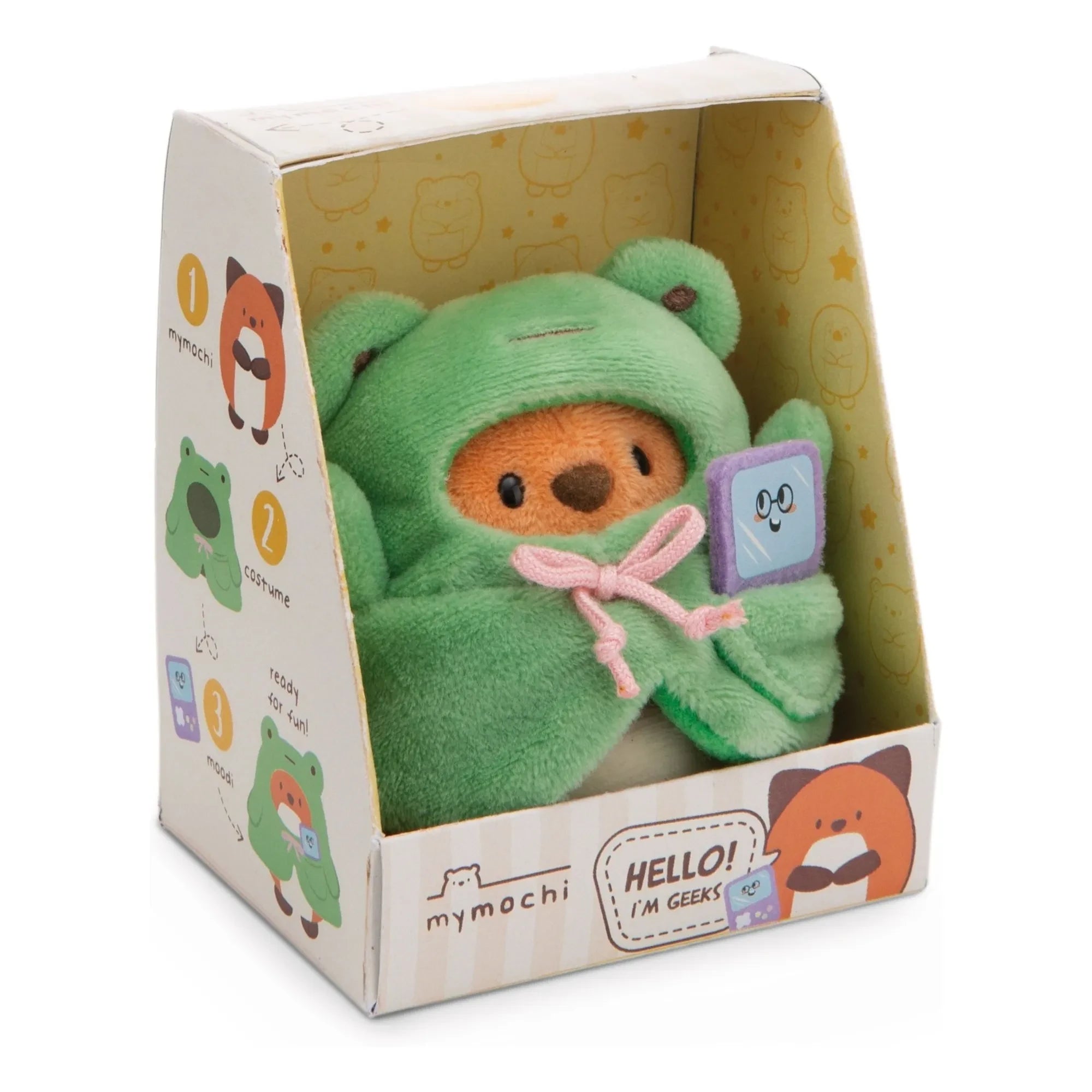 Nici - Frosch kostümierter Geeks Plüsch | Grün